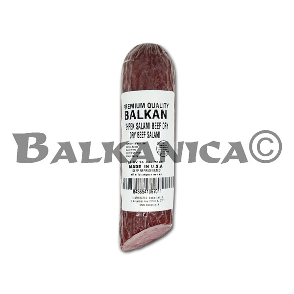 227 G SALAMI DRY LARDED BEEF BALKAN PREMIUM QUALITY