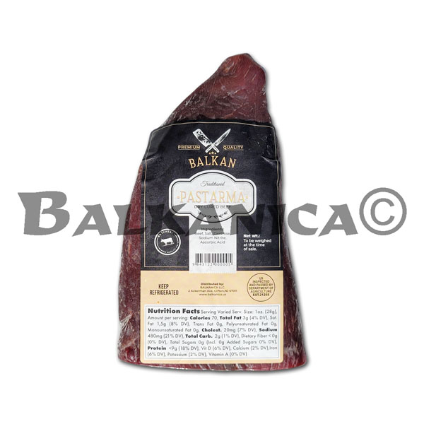CURED MEAT (PASTIRMA) BEEF TRADITIONAL BALKAN PREMIUM QUALITY