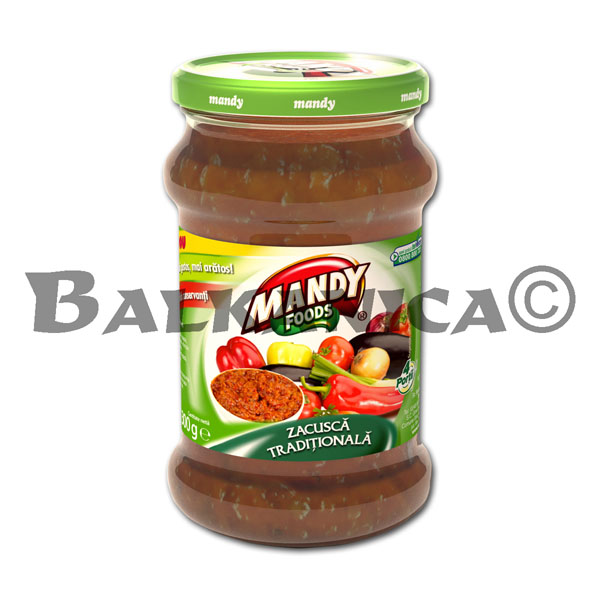 300 GR ZACUSCA SAUCE TRADITIONAL MANDY 300 GR ZACUSCA SAUCE TRADITIONAL MANDY