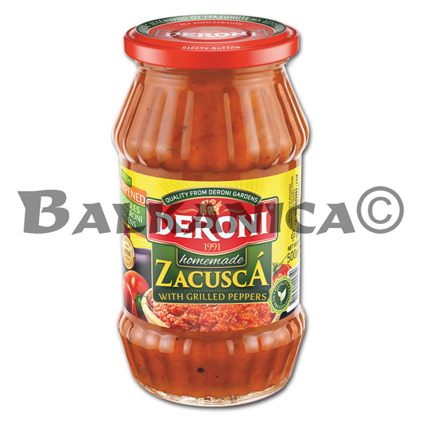 500 G ZACUSCA WITH RED PEPPER AND BAKED EGGPLANT DERONI