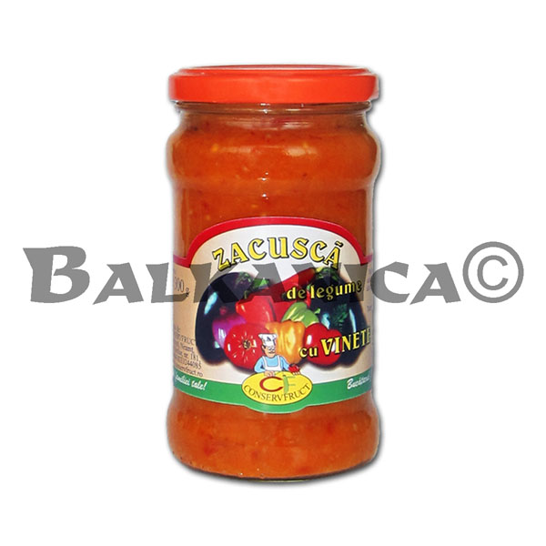 300 G ZACUSCA VEGETABLE WITH EGGPLANT CONSERVFRUCT