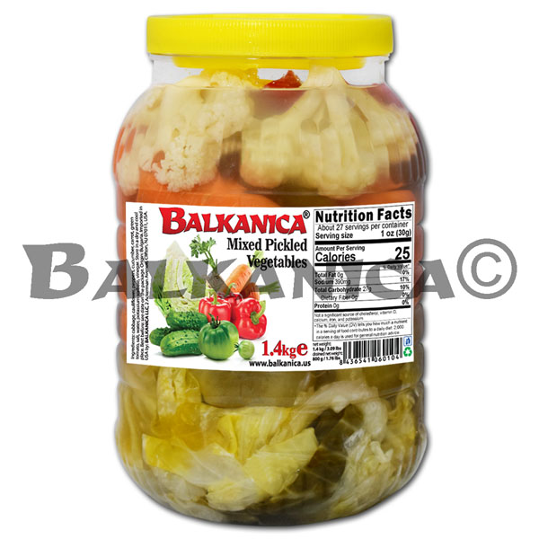 1.4 KG PICKED VEGETABLES MIX PVC BALKANICA 1.4 KG PICKED VEGETABLES MIX PVC BALKANICA
