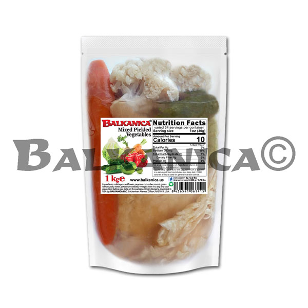 1 KG PICKED VEGETABLES MIX PVC BALKANICA 1 KG PICKED VEGETABLES MIX PVC BALKANICA