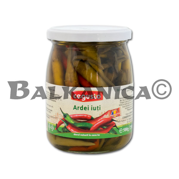 500 G CHILI PEPPERS CEGUSTO CONSERVFRUCT