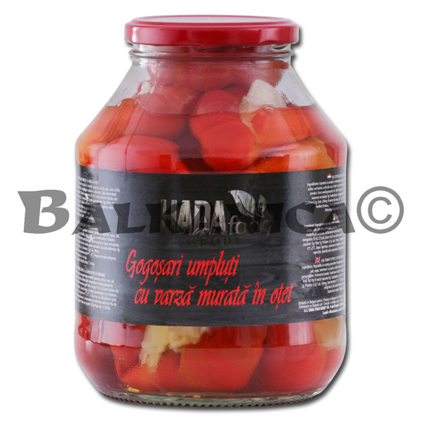 1.65 KG BELL PEPPERS STUFFED WITH CABBAGE IN VINEGAR HADAFOOD