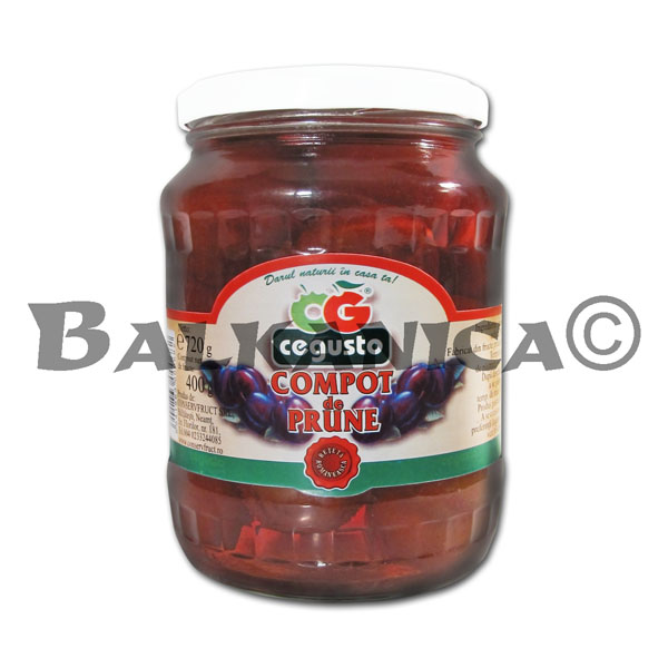720 G COMPOTE PLUMS CEGUSTO CONSERVFRUCT