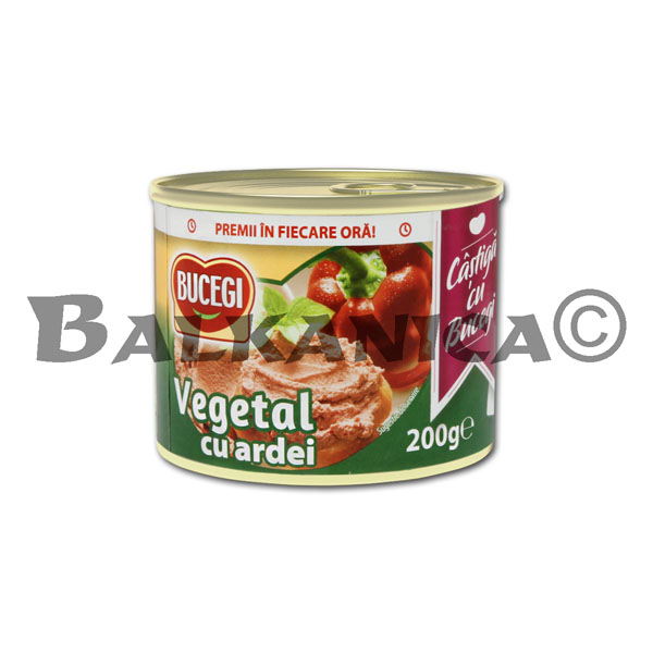 200 G PATE VEGETABLE WITH PEPPERS BUCEGI