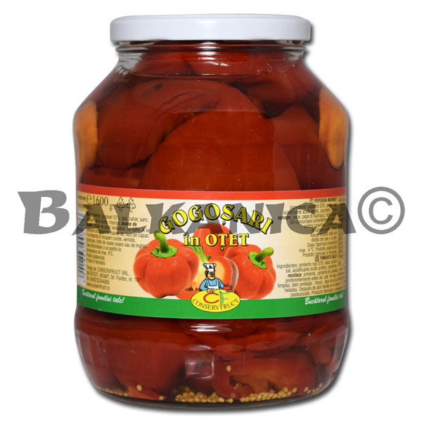 1.6 KG BELL PEPPERS MARINATED CONSERVFRUCT
