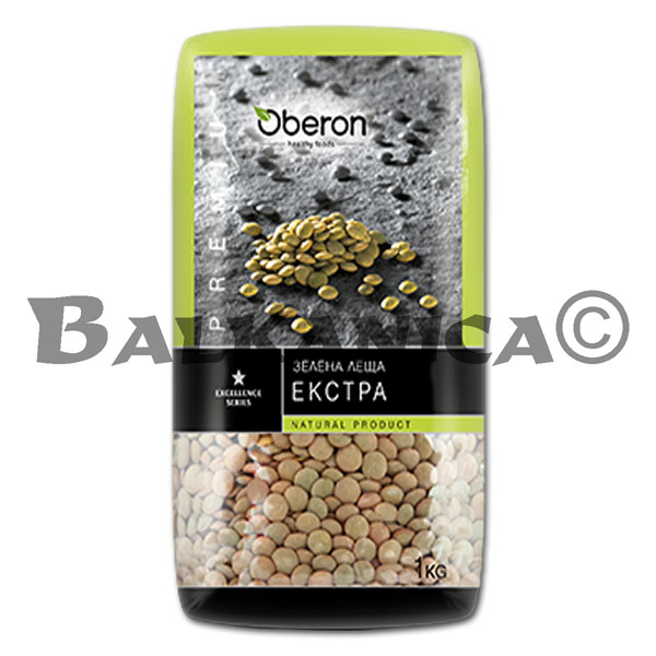1 KG LENTIL GREEN EXTRA OBERON 1 KG LENTIL GREEN EXTRA OBERON