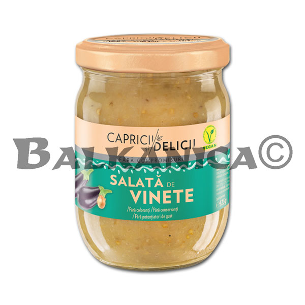 525 G SALAD EGGPLANTS CAPRICII SI DELICII 525 G SALAD EGGPLANTS CAPRICII SI DELICII