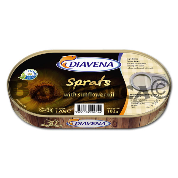 170 G SPRAT IN OIL DIAVENA 170 G SPRAT IN OIL DIAVENA