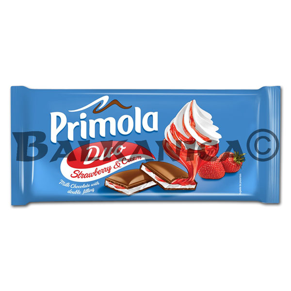 89 G CHOCOLATE STRAWBERRY AND CREAM DUO PRIMOLA 89 G CHOCOLATE STRAWBERRY AND CREAM DUO PRIMOLA