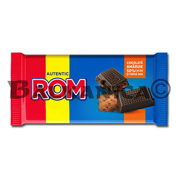88 Г ШОКОЛАД 50% КАКАО РОМ