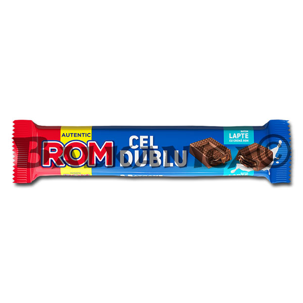 50 G CHOCOLATE BAR CHOCOLATE WITH MILK AND RUM DOUBLE ROM