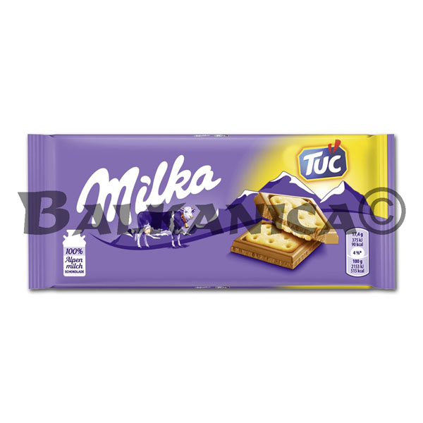 100 G CHOCOLATE CREAM AND BISCUITS MILKA 100 G CHOCOLATE CREAM AND BISCUITS MILKA