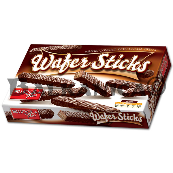 160 G BARQUILLO STICKS CACAO SWEET+