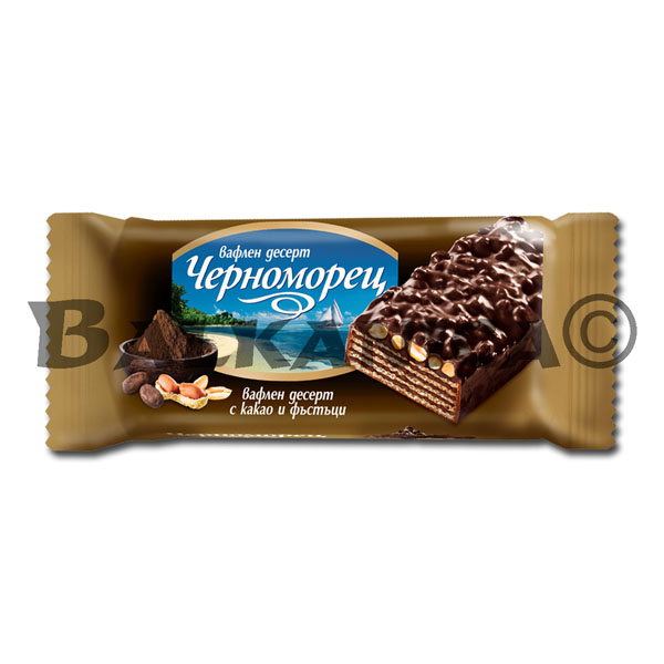 75 G WAFER DESSERT WITH COCOA AND PEANUTS CHERNOMORETS