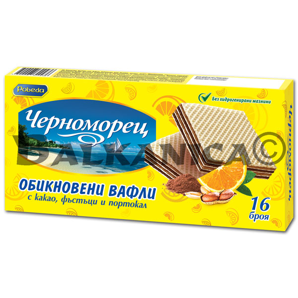 420 G WAFERS CLASSIC WITH COCOA ORANGE AND PEANUTS CHERNOMORETS