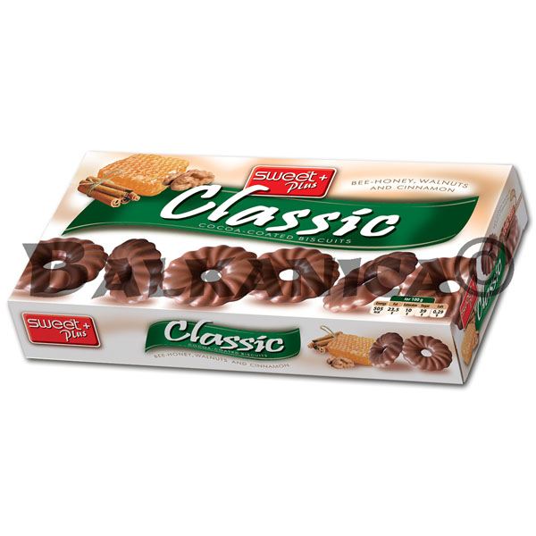190 G BISCUITS HONEY AND WALNUTS CLASSIC SWEET+