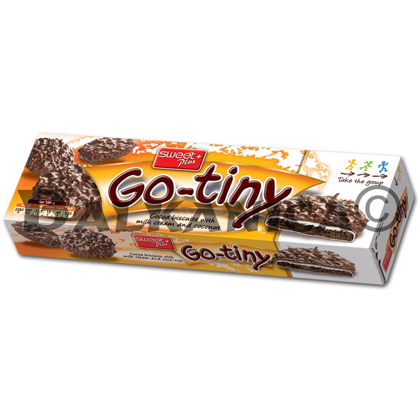 130 G BISCUITS CHOCOLATE AND COCONUT GO-TINY SWEET+