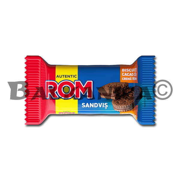 36 GR BISCUITS SANDWICH RUM AND COCOA DUBLU ROM 36 GR BISCUITS SANDWICH RUM AND COCOA DUBLU ROM
