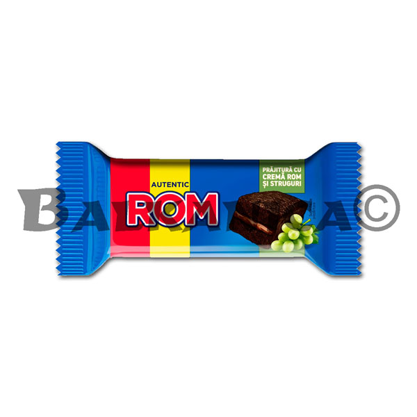 35 G CIASTKO Z KREMEM RUMOWYM I RODZYNKAMI ROM