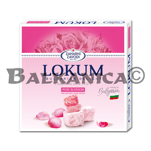 170 G TURKISH DELIGHT BULGARIAN TRADITIONAL ROSE FLOWER ZZGO