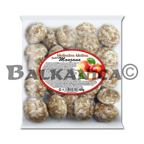 400 G COOKIES WITH FILLING OF APPLES MELINA 400 G COOKIES WITH FILLING OF APPLES MELINA
