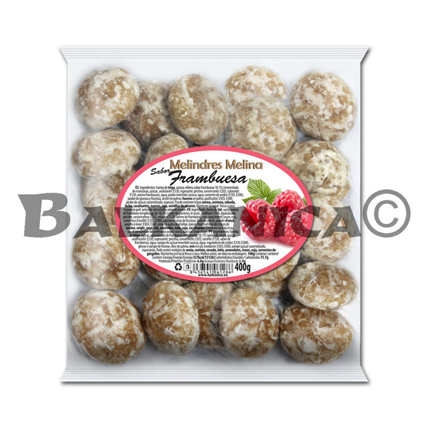 400 G COOKIES WITH FILLING OF RASPBERRY FLAVOR MELINA 400 G COOKIES WITH FILLING OF RASPBERRY FLAVOR MELINA