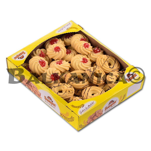 500 G SMALL CAKES ASSORTED WITH JELLY AND COCOA SENAPAN