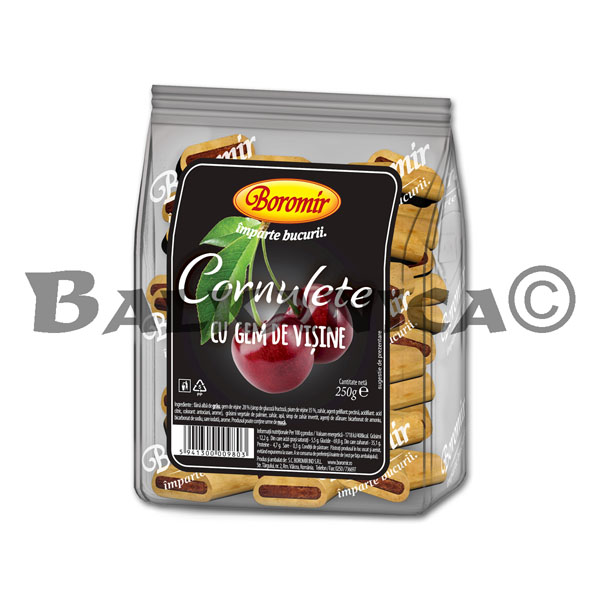 250 G SMALL CAKES WITH SOUR CHERRY JELLY BOROMIR 250 G SMALL CAKES WITH SOUR CHERRY JELLY BOROMIR