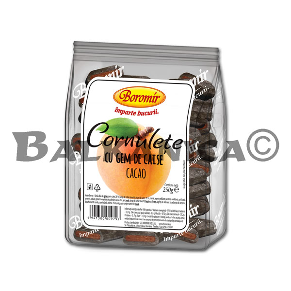 250 G SMALL CAKES WITH APRICOT AND COCOA JELLY BOROMIR 250 G SMALL CAKES WITH APRICOT AND COCOA JELLY BOROMIR