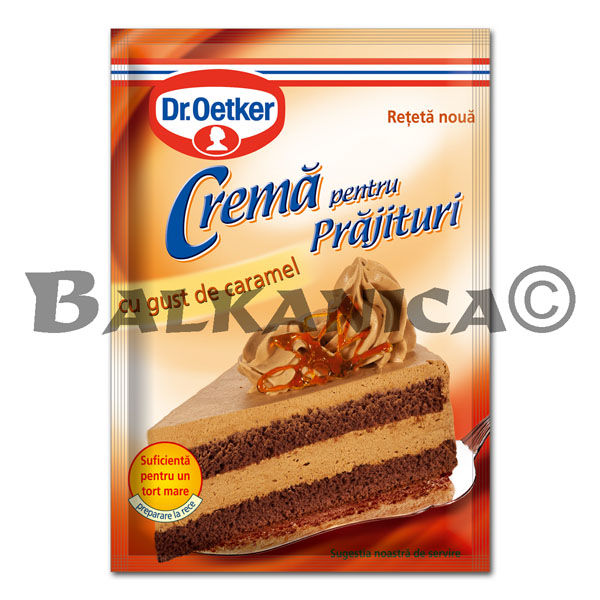 55 G CREAM FOR CAKE CARAMEL DR.OETKER 55 G CREAM FOR CAKE CARAMEL DR.OETKER