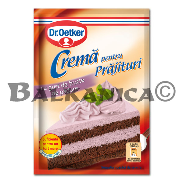 50 G CREAM FOR CAKES FOREST FRUITS DR.OETKER