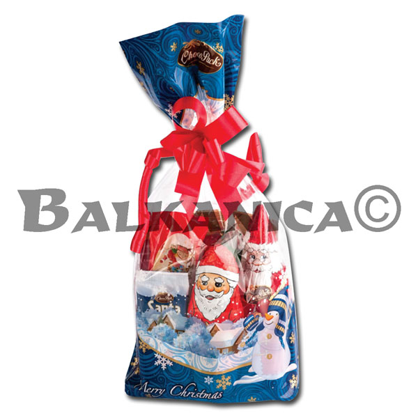 275 G BAG WITH SANTA CLAUS FIGURES CHOCO PACK