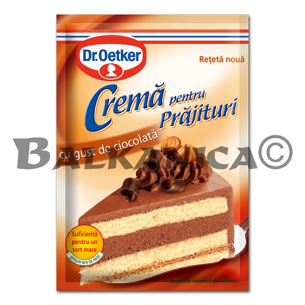 55 G CREAM FOR CAKES CHOCOLATE DR.OETKER 55 G CREAM FOR CAKES CHOCOLATE DR.OETKER