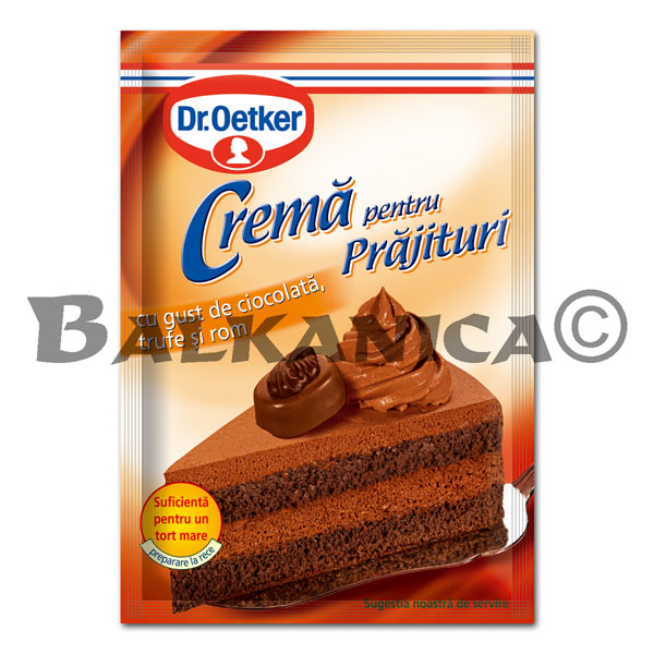 57 G CREAM CAKES CHOCOLATE TRUFFLES AND RUM DR.OETKER 57 G CREAM CAKES CHOCOLATE TRUFFLES AND RUM DR.OETKER