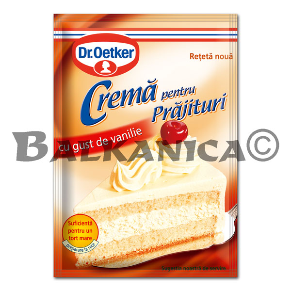 50 G CREAM FOR CAKES VANILLA DR.OETKER 50 G CREAM FOR CAKES VANILLA DR.OETKER