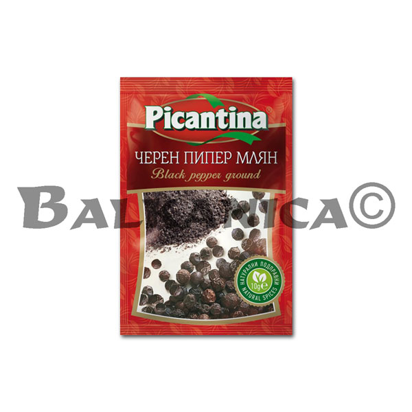 10 G PEPPER BLACK GROUND PICANTINA 10 G PEPPER BLACK GROUND PICANTINA