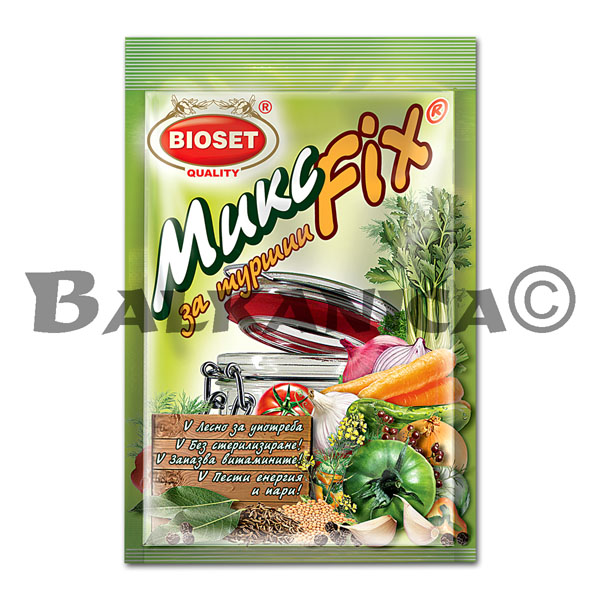 100 G MIX FOR PICKLED VEGETABLES BIOSET 100 G MIX FOR PICKLED VEGETABLES BIOSET