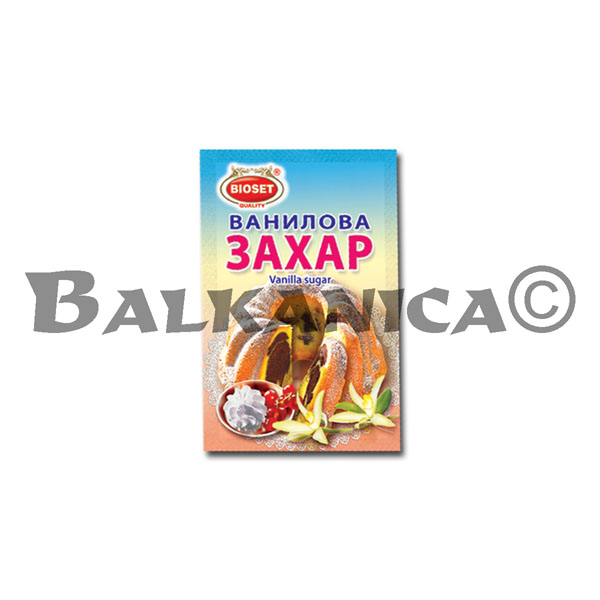 10 G SUGAR WITH VANILLA BIOSET 10 G SUGAR WITH VANILLA BIOSET