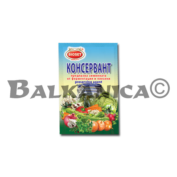 10 G PRESERVATIVE BIOSET 10 G PRESERVATIVE BIOSET