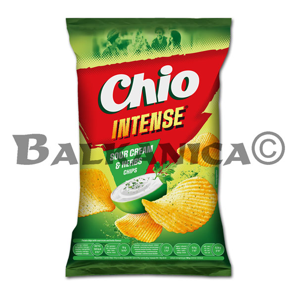 135 G CHIPS CREAM AND HERBS INTENSE CHIO 135 G CHIPS CREAM AND HERBS INTENSE CHIO