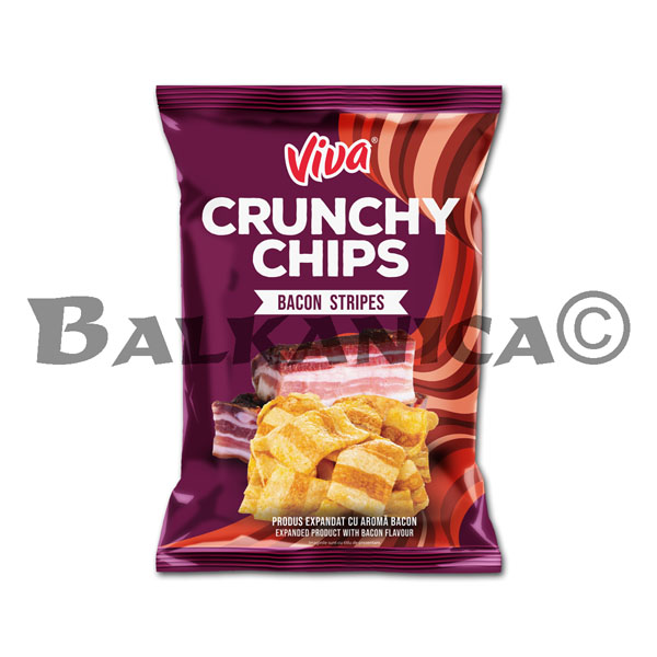 80 G CHIPS BACON CRUNCHY VIVA