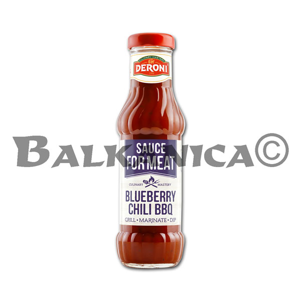 320 G SAUCE FOR MEAT CHILI BLUEBERRY BBQ DERONI