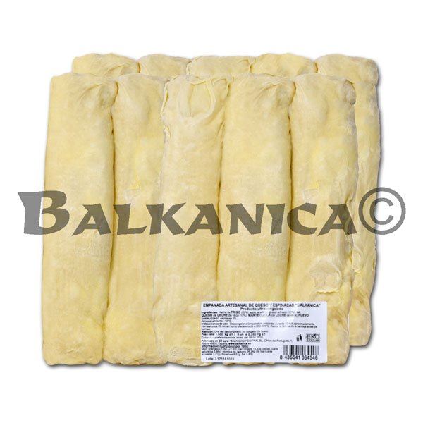 PACK (10 X 215 G) SMALL BANITSA CHEESE AND SPINACH BALKANICA PACK (10 X 215 G) SMALL BANITSA CHEESE AND SPINACH BALKANICA