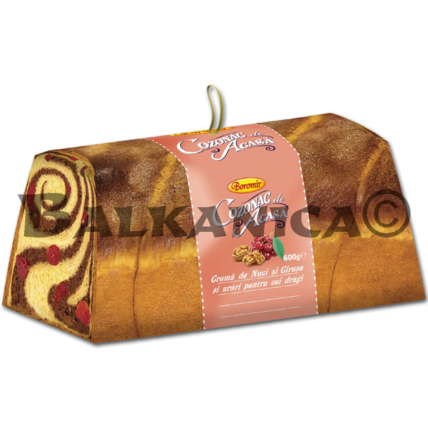 600 G EASTER BREAD KOZUNAK HOMEMADE NUTS AND PIECES CHERRY BOROMIR 600 G EASTER BREAD KOZUNAK HOMEMADE NUTS AND PIECES CHERRY BOROMIR