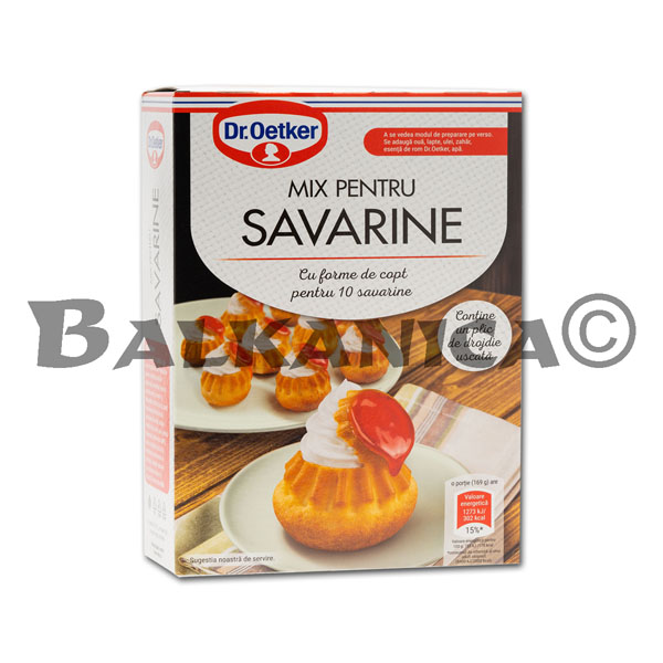 337 G MIX FOR SMALL CAKES SAVARINES DR.OETKER 337 G MIX FOR SMALL CAKES SAVARINES DR.OETKER