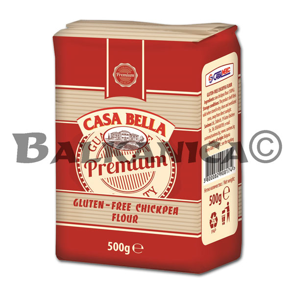 500 G CHICKPEA FLOUR GLUTEN FREE CASA BELLA 500 G CHICKPEA FLOUR GLUTEN FREE CASA BELLA