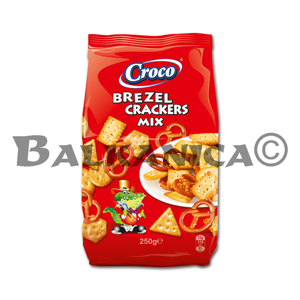 250 G CRACKERS AND PRETZEL STICKS MIX CROCO 250 G CRACKERS AND PRETZEL STICKS MIX CROCO